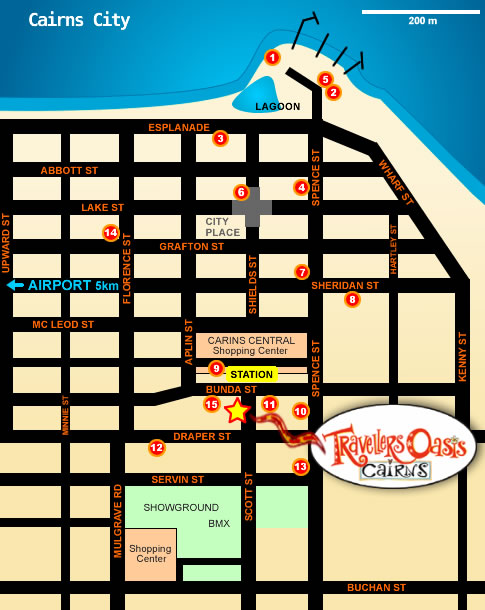 Cairns City, Travellers Oasis